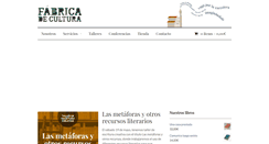 Desktop Screenshot of fabricadecultura.com